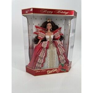 MINT UNOPENED RARE 1997 Happy Holidays Special Edition Barbie Doll Mattel #17832